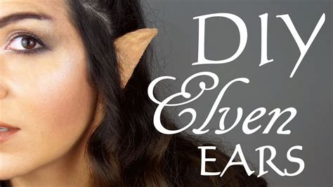 fairy ears diy|how to make elf ears.